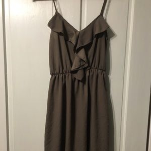 Mine olive/brown dress